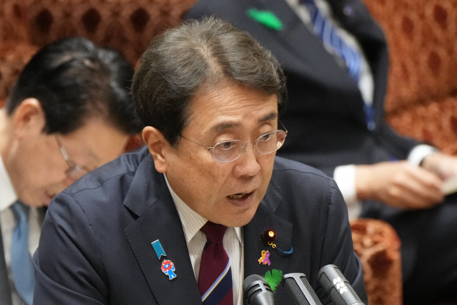 Japan's Economic Revitalisation Minister Ryosei Akazawa, the country's envoy for tariff talks with the U.S, answers questions during a parliamentary committee session in Tokyo, Japan, April 21, 2025. (AFP Photo)
