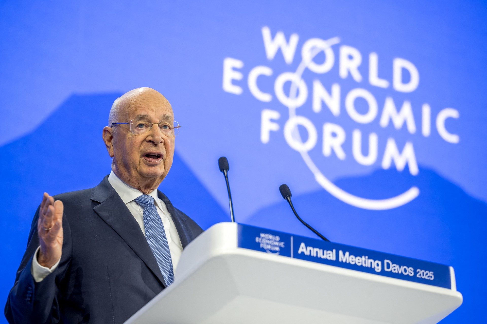 Davos founder Klaus Schwab steps down from board, citing age