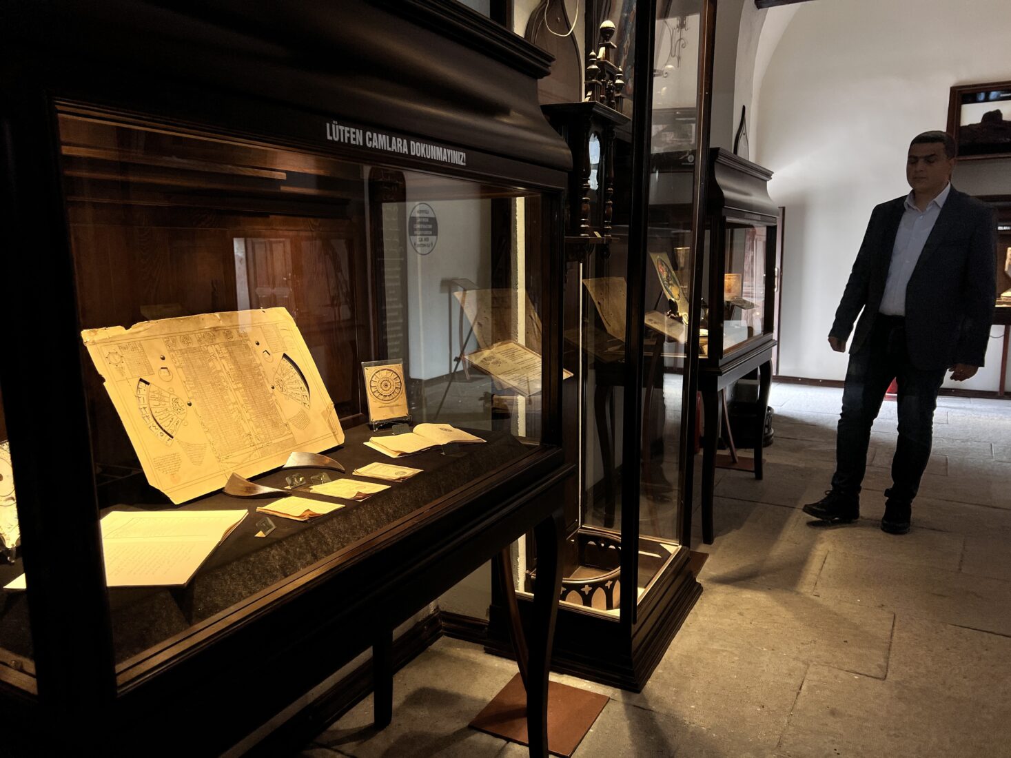 In Konya's 5,000-year-old historical district of Sille, many artifacts related to the concept of time, dating back to the Roman period, are being examined by visitors at Türkiye's first Time Museum. (IHA Photo)