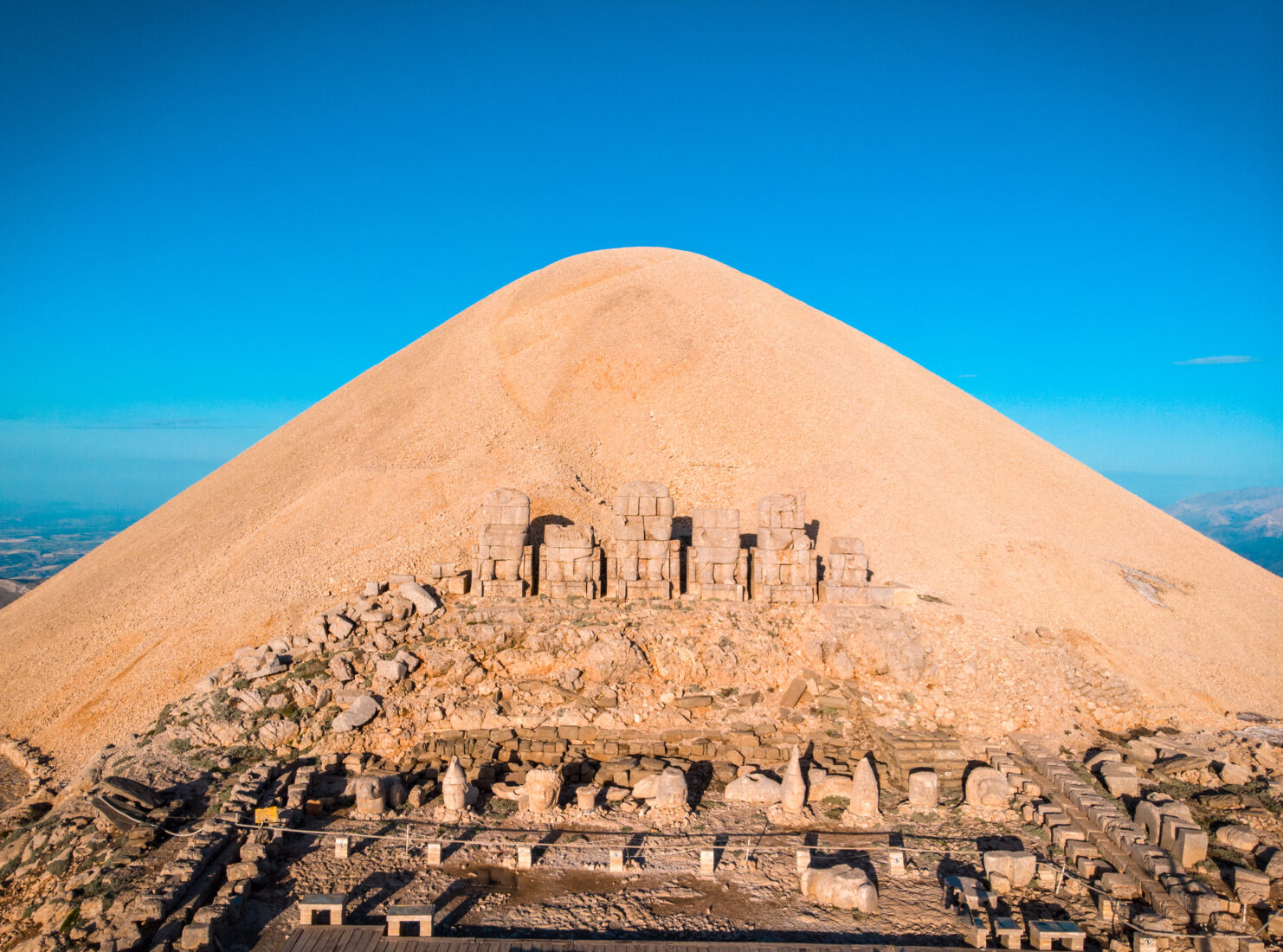 Mount Nemrut, which was declared a World Heritage Site by UNESCO in 1987, Türkiye. (Adobe Stock Photo)