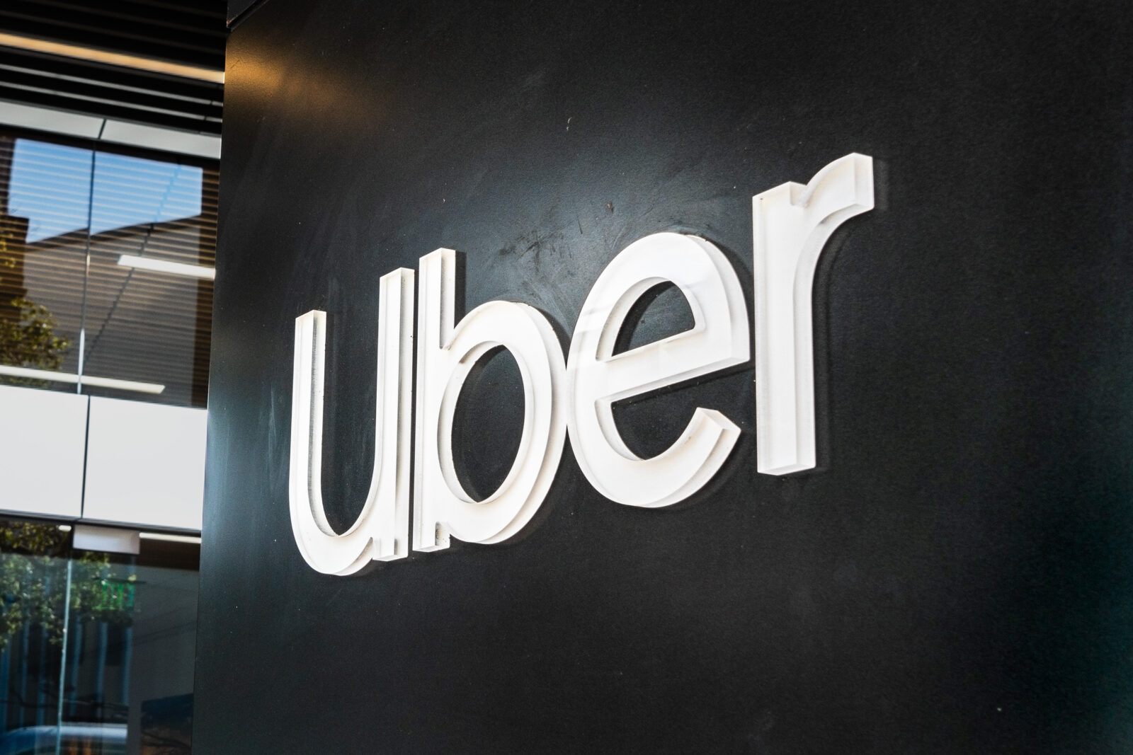 The Uber logo is displayed at the company’s headquarters in San Francisco, U.S, Aug. 21, 2019. (Adobe Stock Photo)