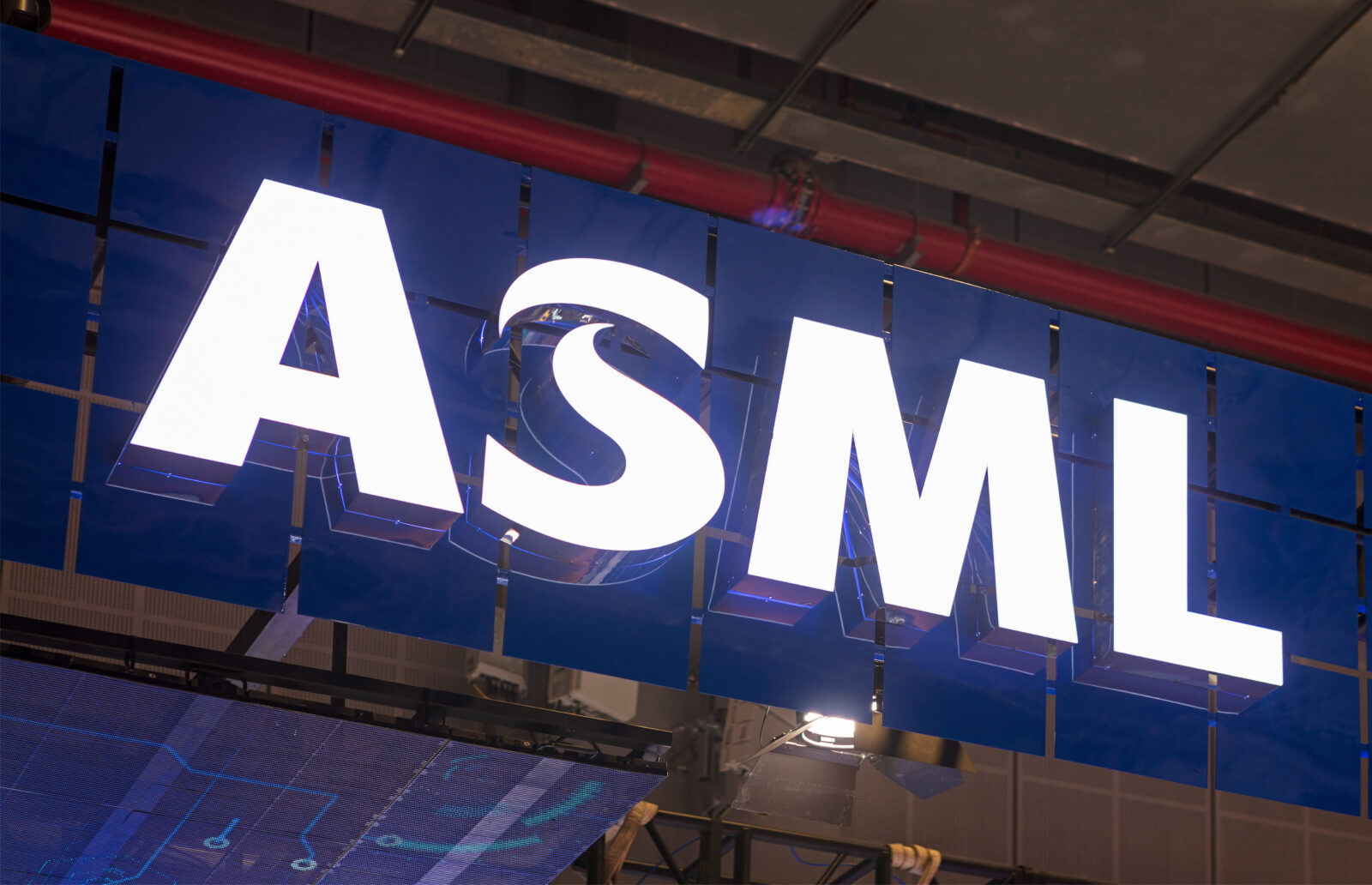 An ASML sign displayed during the fifth China International Import Expo (CIIE) in Shanghai, Nov. 6, 2022. (Adobe Stock Photo)