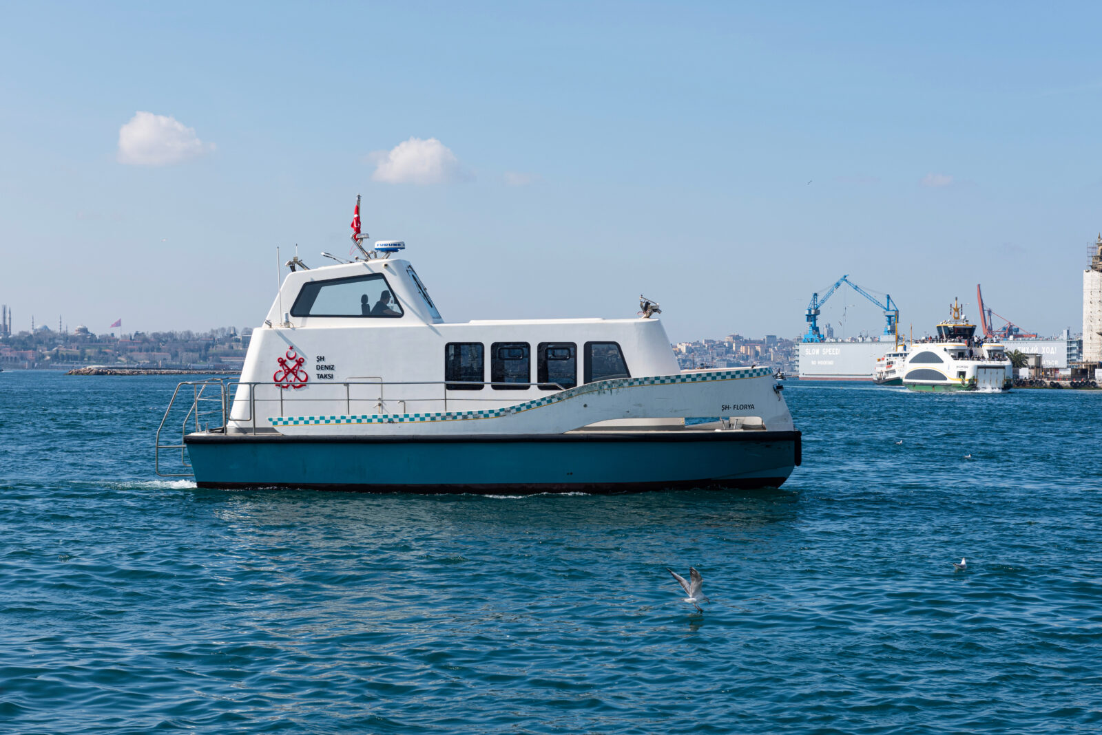 A sea taxi operating on the sea of ​​Marmara, Istanbul, Türkiye, March 15, 2024. (Adobe Stock Photo)