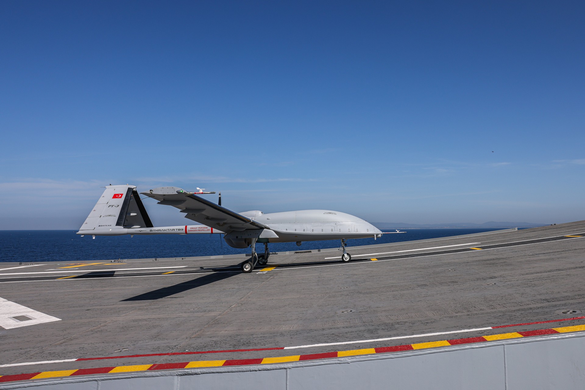 Bayraktar TB3 conducts successful autonomous sorties from TCG Anadolu Image