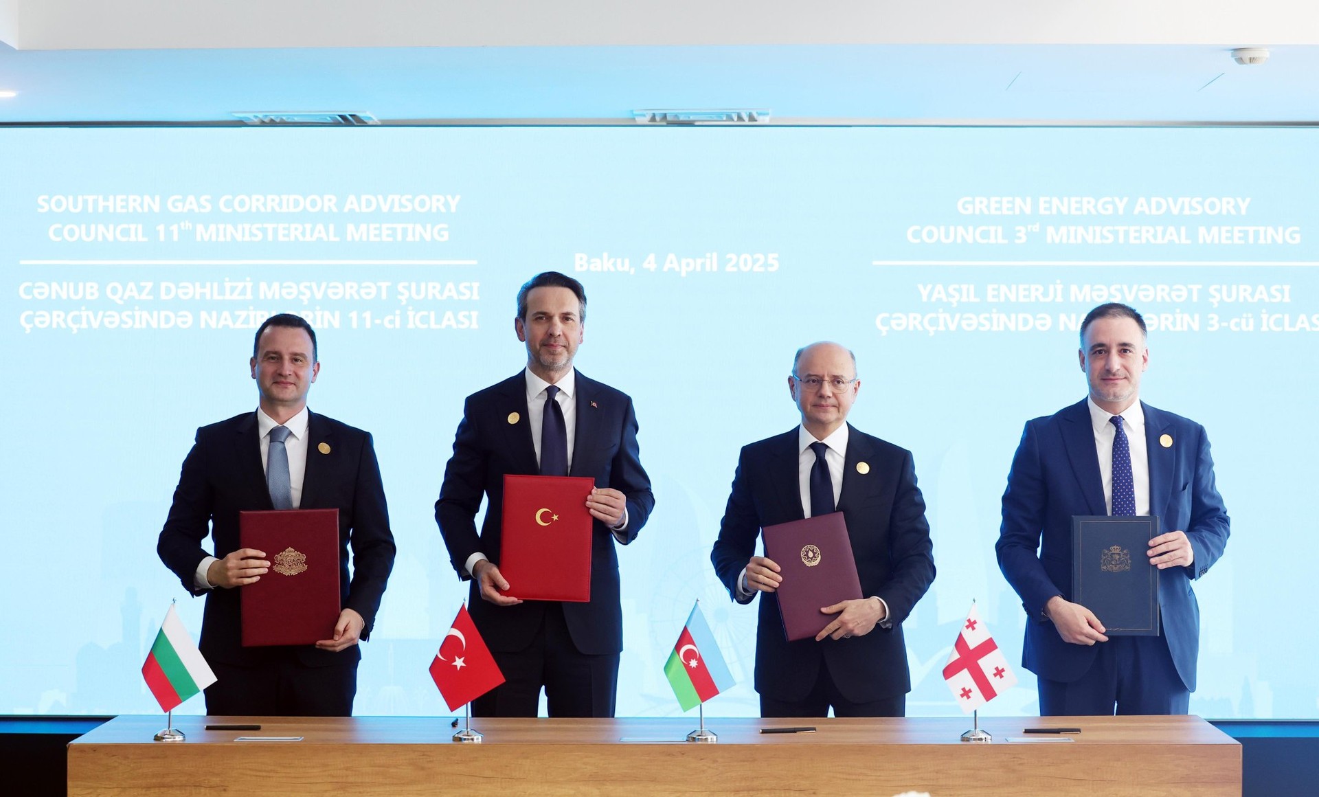 Green energy pact signed by Azerbaijan, Georgia, Türkiye, and Bulgaria