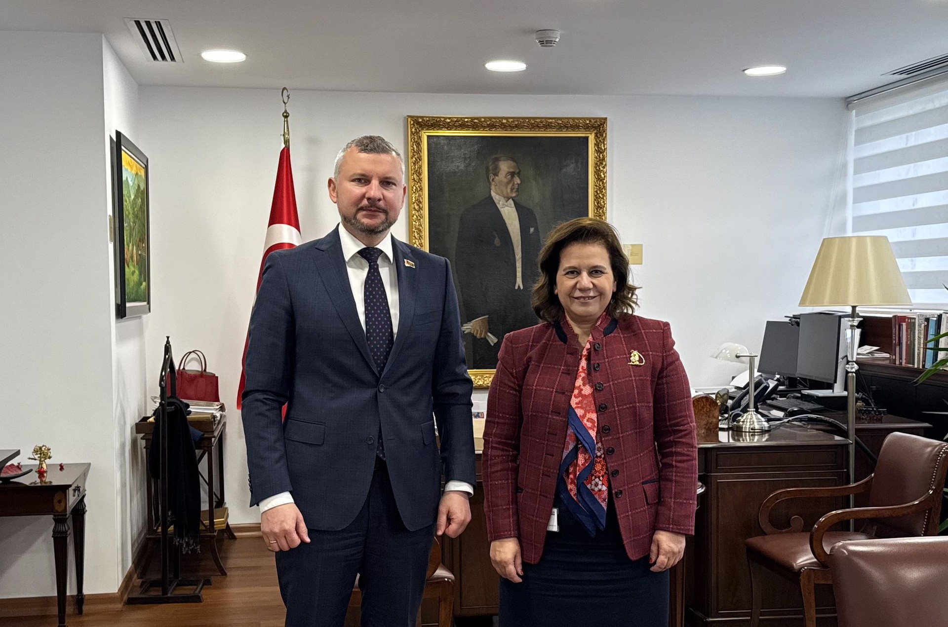 Belarus ambassador meets with Turkish deputy foreign minister to strengthen ties