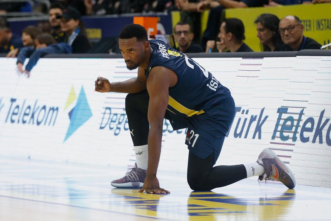Canadian basketball player Dyshawn Pierre during the basketball match Fenerbahce Beko vs M. Tel Aviv on Oct. 14, 2022 in Istanbul, Türkiye, Oct. 28, 2022. (Photo via Instagram/@dyshawnpierre)