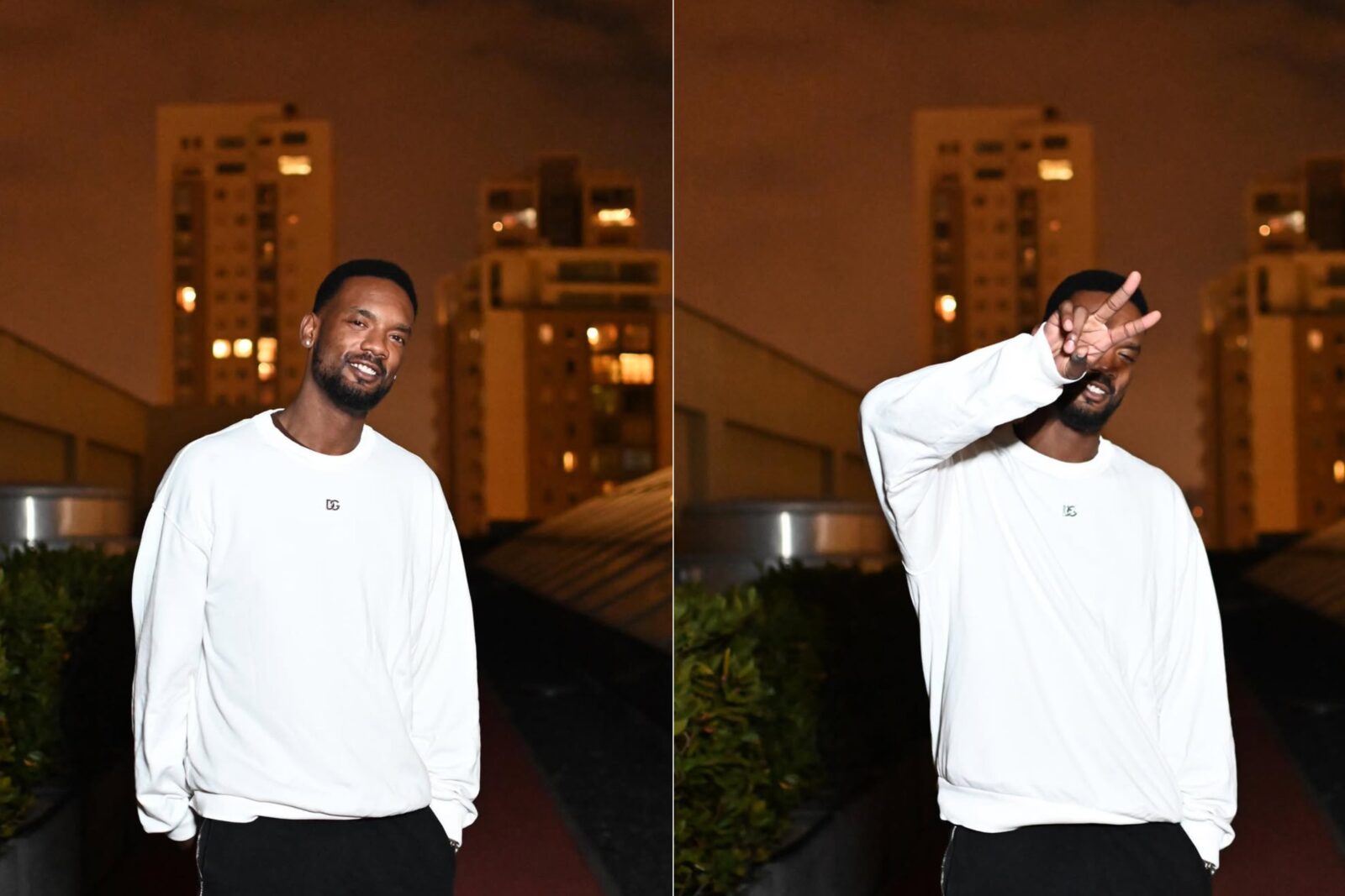 Canadian basketball player Dyshawn Pierre poses on a roof in Istanbul, Türkiye, Nov. 17, 2022. (Photo via Instagram/@dyshawnpierre)