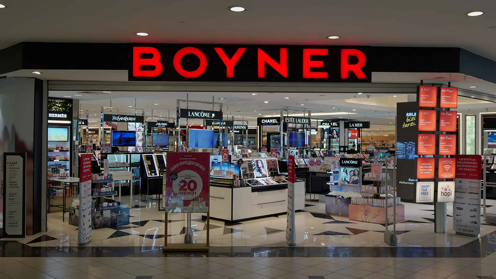 A view of a Boyner department store at Cevahir Shopping Mall in Istanbul, Türkiye, photographed on April 25, 2025. (Photo via istanbulcevahir.com)