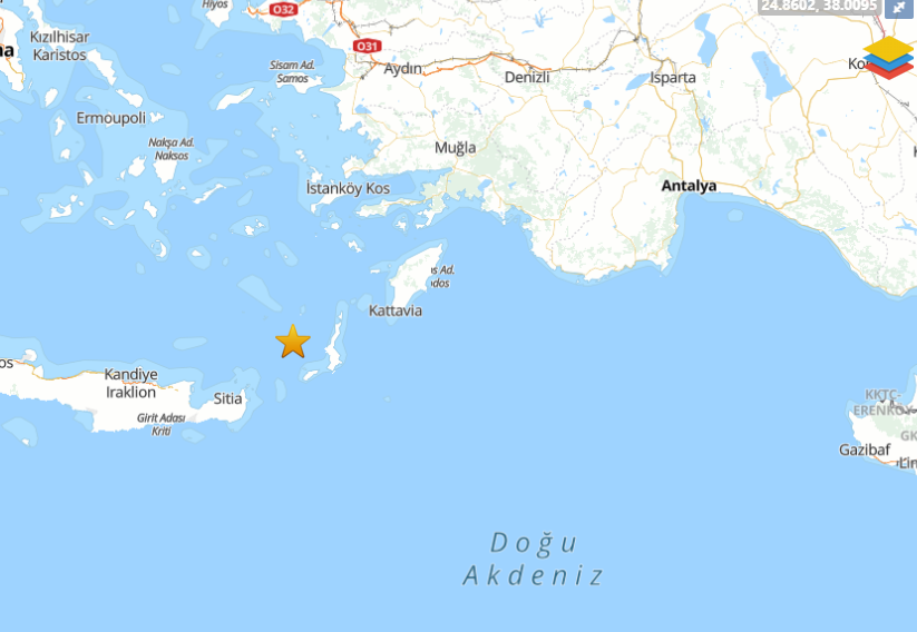 4.4 magnitude earthquake hits Türkiye's Aegean coast near Bodrum