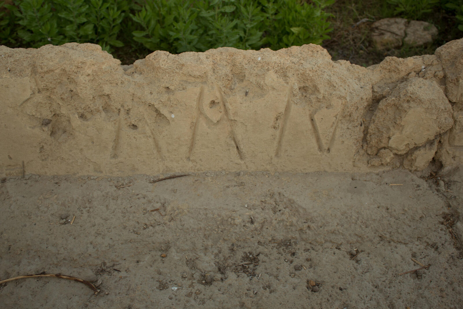 Inscribed seat B in the paradromis with inscription of the Augustan period at gymnasium in Agrigento, Sicily, Italy. (Photo via Freie Universität Berlin, Institute of Classical Archaeology)