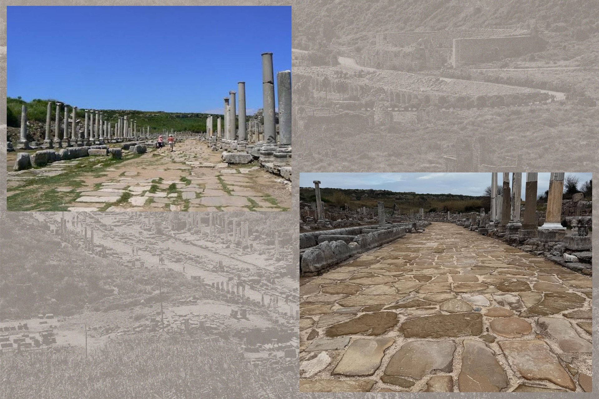 Controversial road restoration sparks debate at Türkiye's ancient city Perge Image