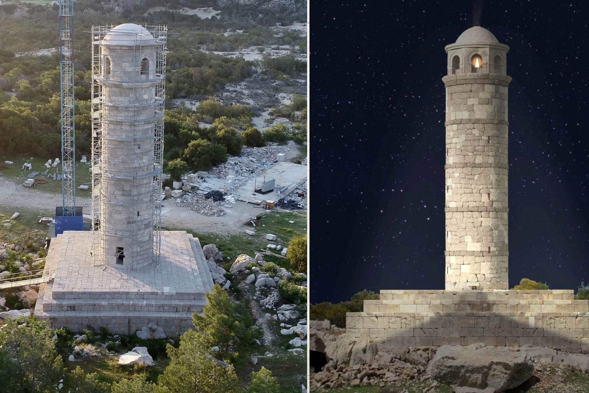 2,000-year-old Patara Lighthouse reborn on Türkiye's coast Image