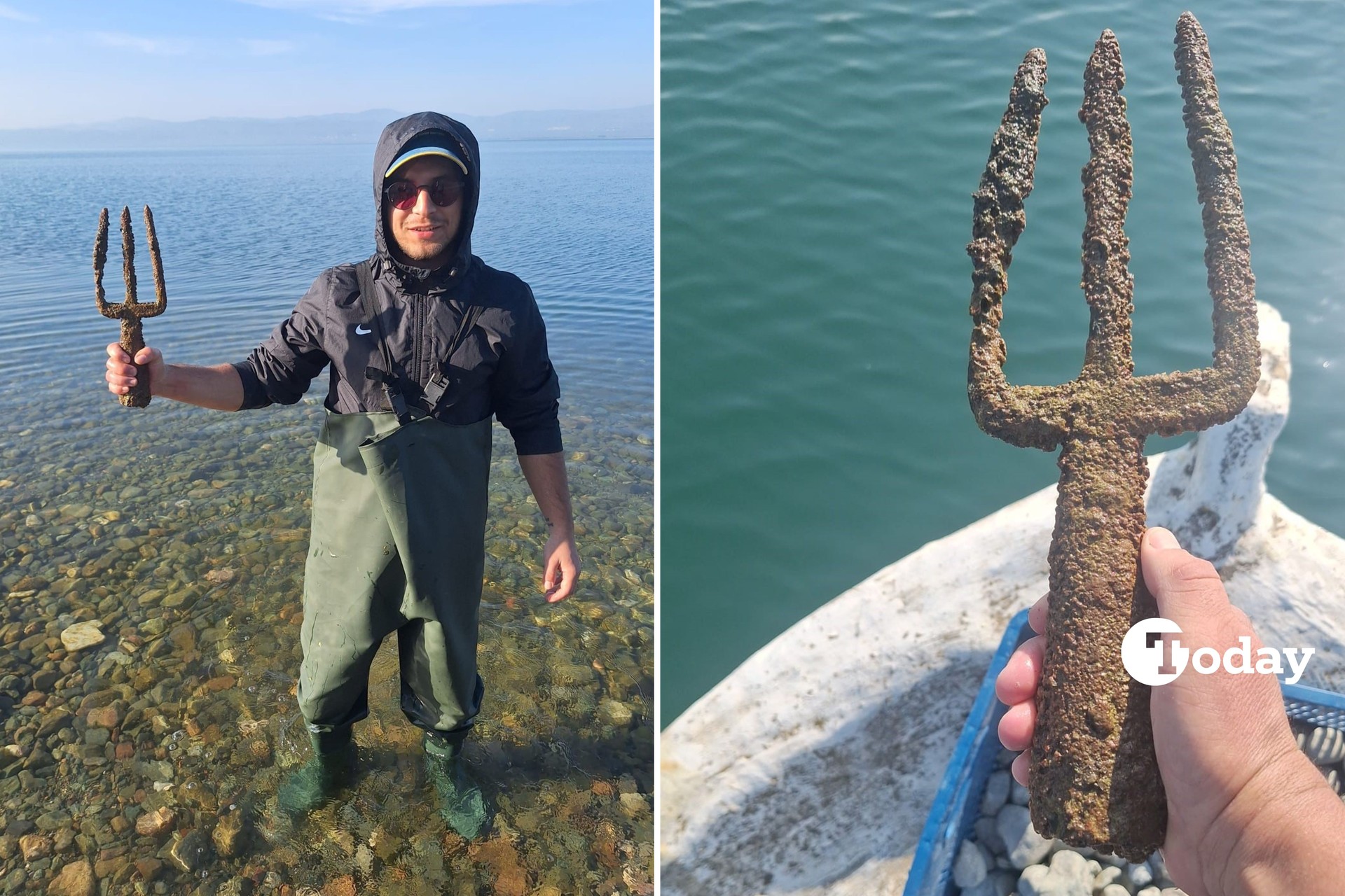 Poseidon's trident tip emerges from Türkiye's Lake Iznik Image