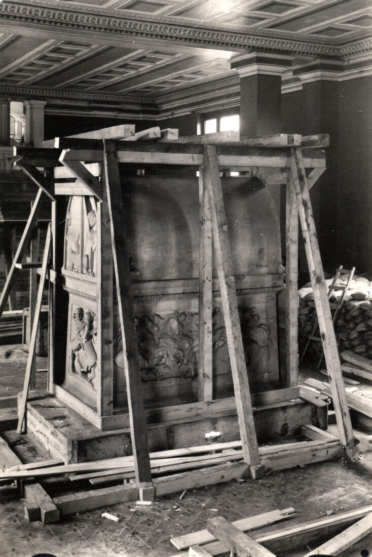 Lycian sarcophagus put under protection during World War II