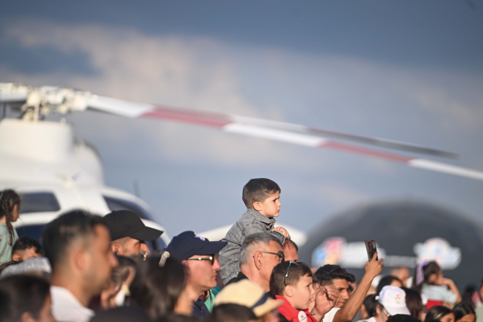 People visit Türkiye's premier technology and aerospace event Teknofest on the first day at Ercan Airport in Lefkosia, TRNC on May 01, 2025. (AA Photo)