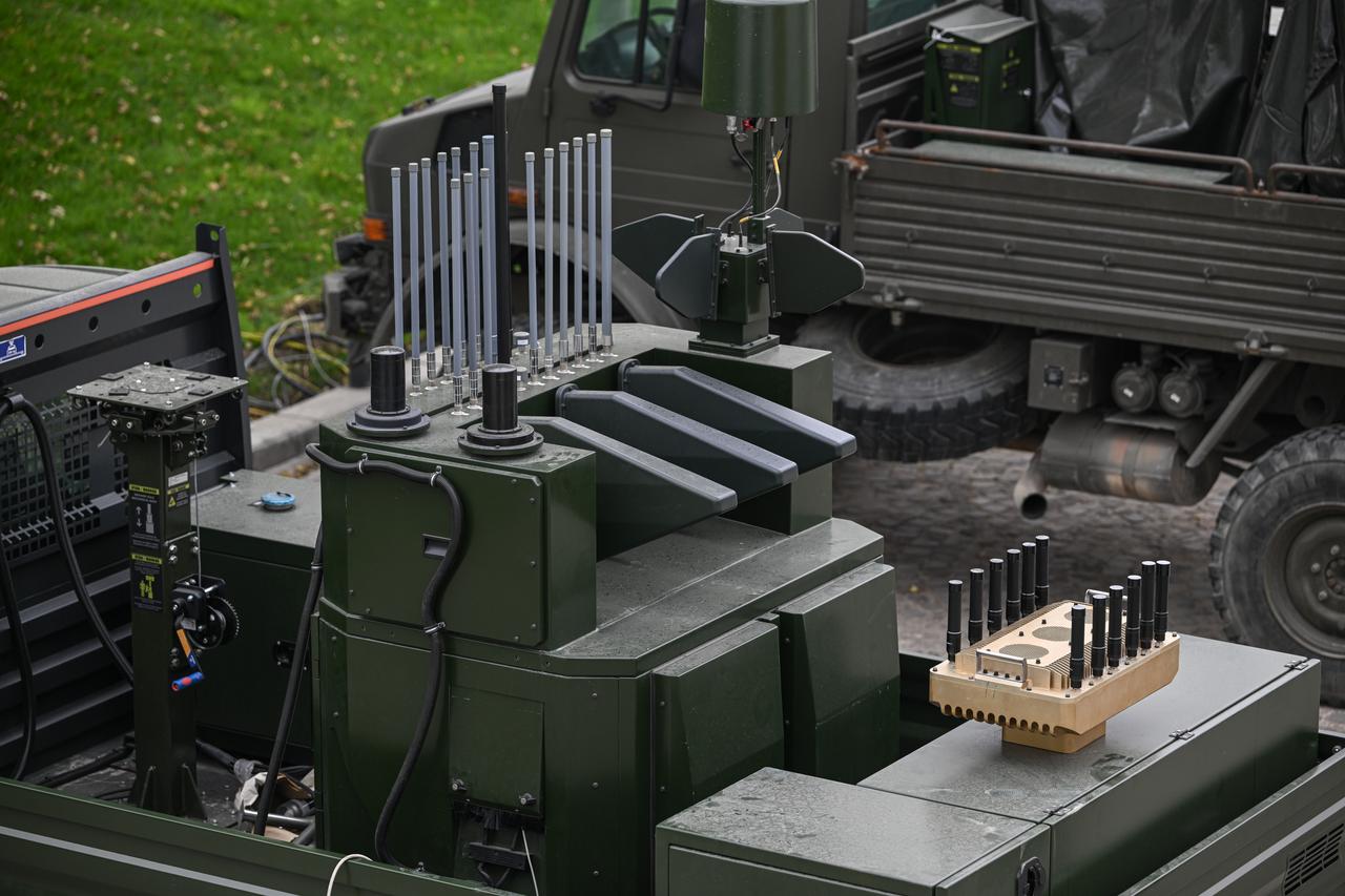 Drone defense systems, developed by Bogazici Savunma in Ankara, Türkiye. (AA Photo)