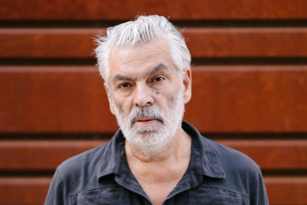 Pedro Costa during an interview with Films in Frame, Oct. 3, 2023. (Photo via Films in Frame)