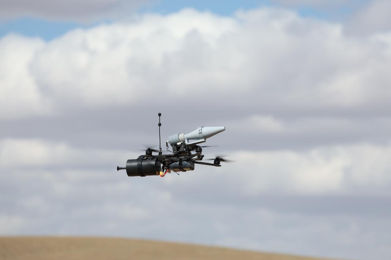 Kamikaze drone KarguFPV, developed by STM Defense Technologies Engineering and Trade Inc., is equipped with an armor-piercing warhead. (Photo via STM)