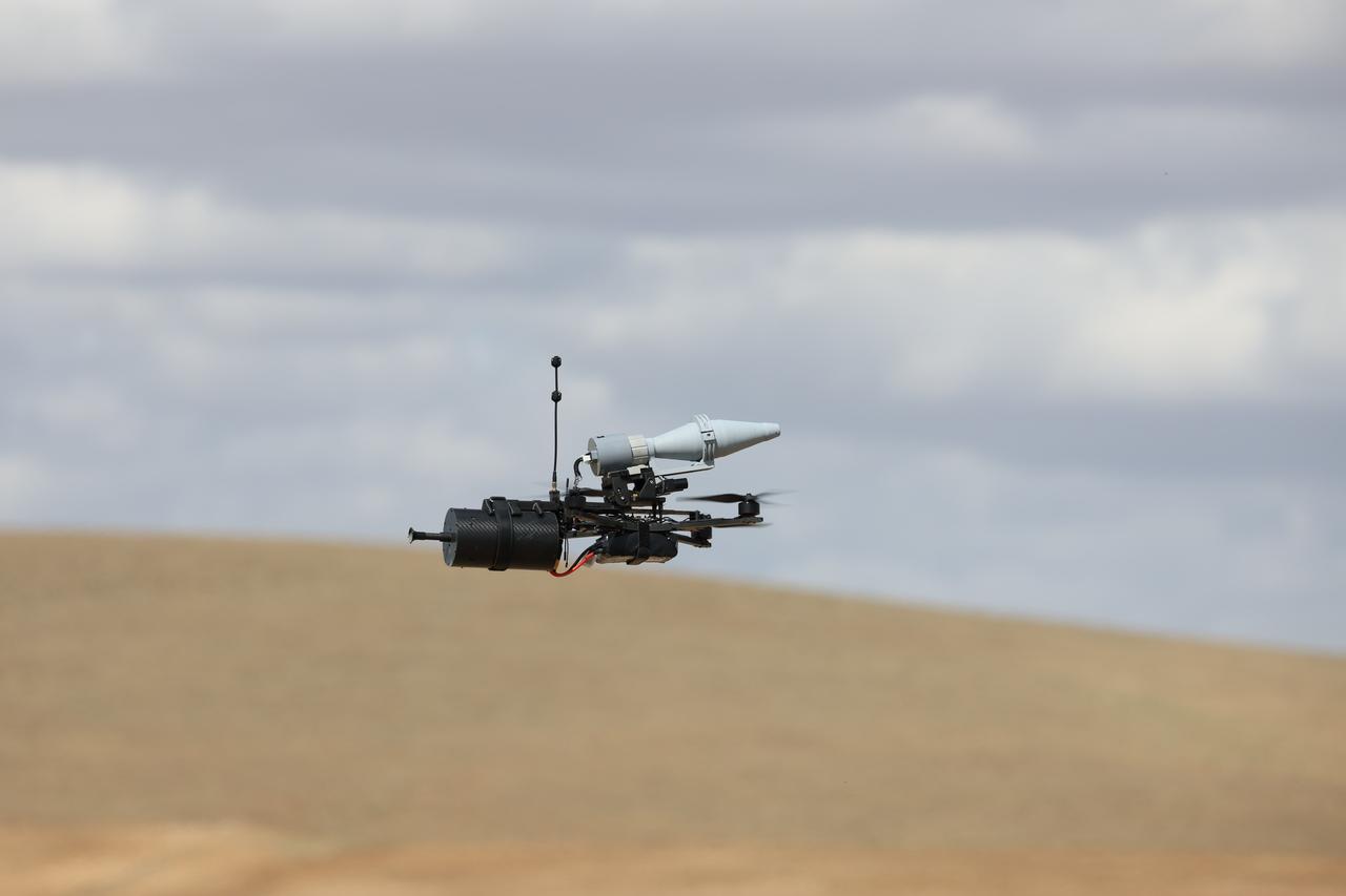 Kamikaze drone KarguFPV, developed by STM Defense Technologies Engineering and Trade Inc., is equipped with an armor-piercing warhead. (Photo via STM)
