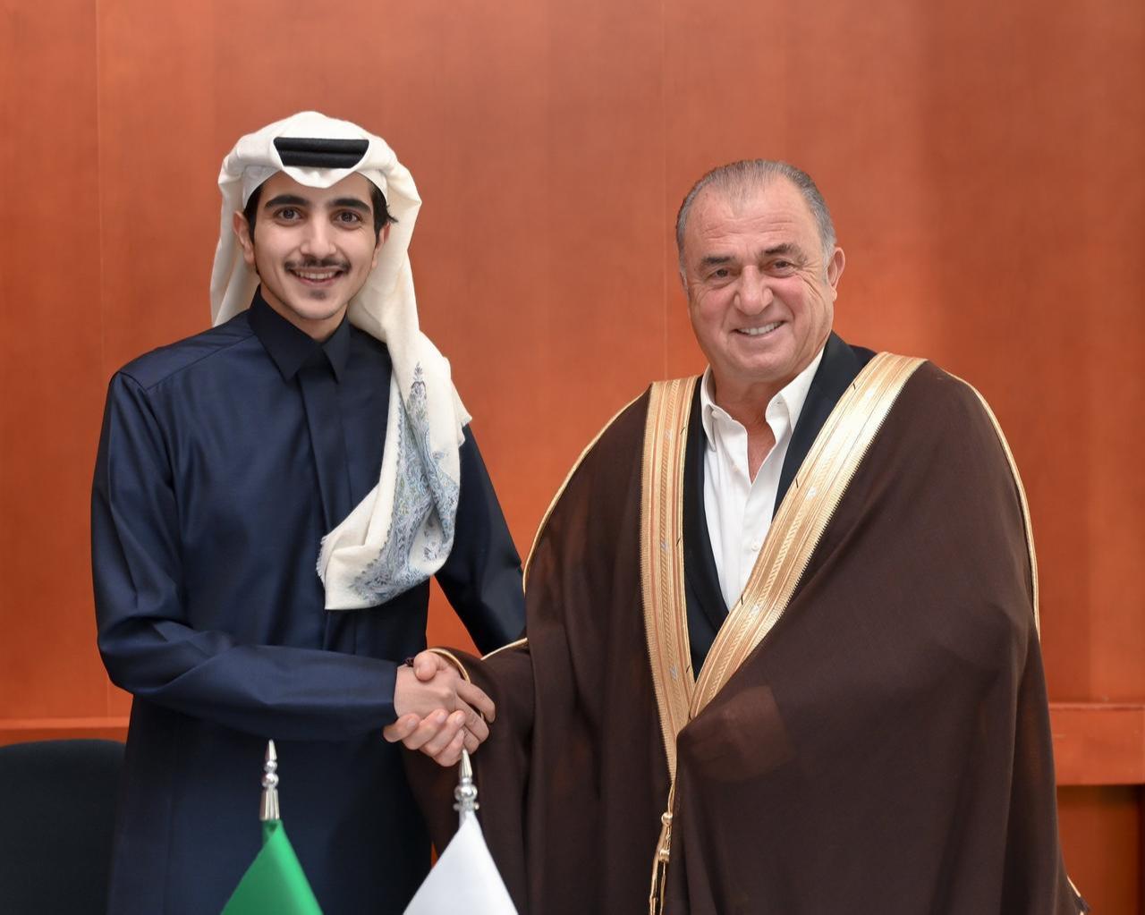 Renowned coach Fatih Terim signs with Saudi Pro League side Al Shabab in Riyadh, Saudi Arabia, Dec. 28, 2024. (AA Photo)