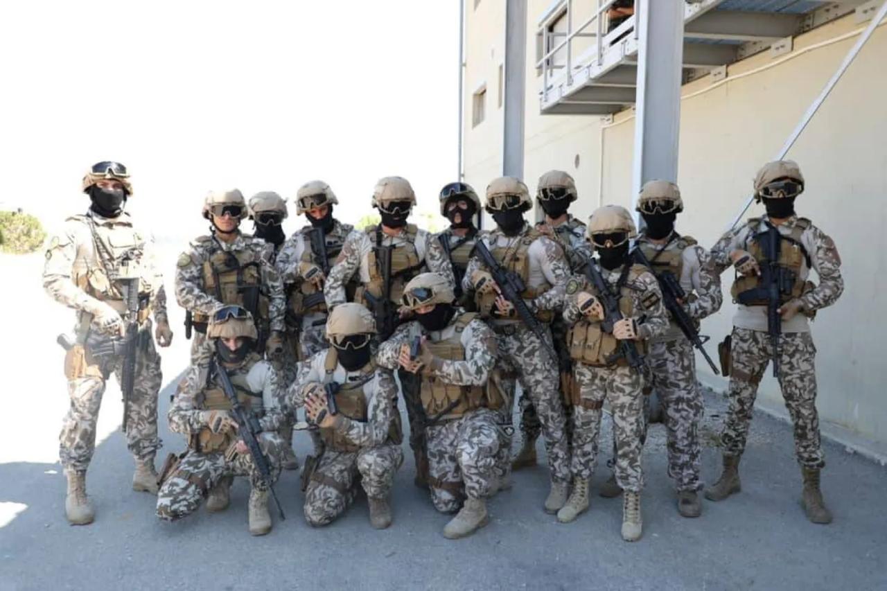 Members of the Lebanese General Security during a security drill in 2019 (Photo via General Security Directorate)