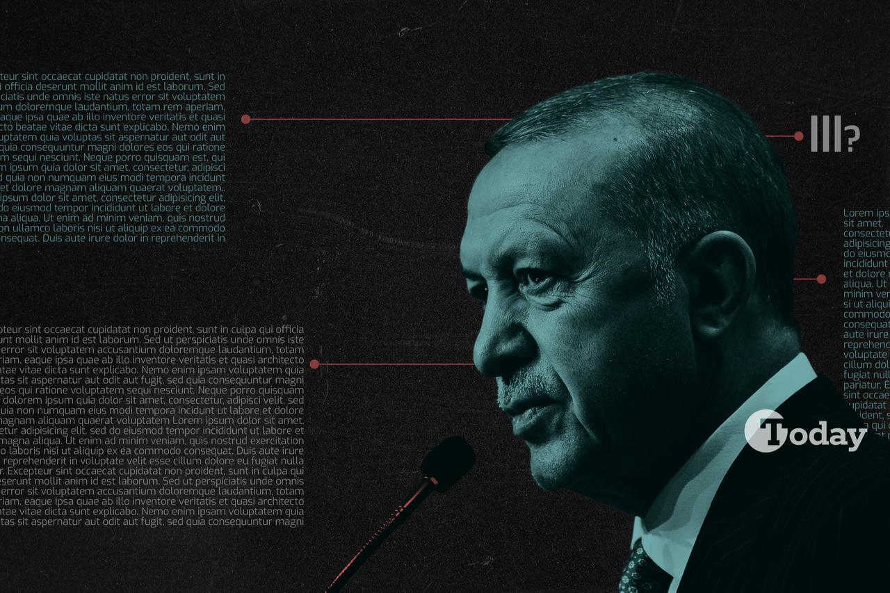 A photo collage shows the Turkish President, Recep Tayyip Erdogan. (Collage prepared by Türkiye Today team)