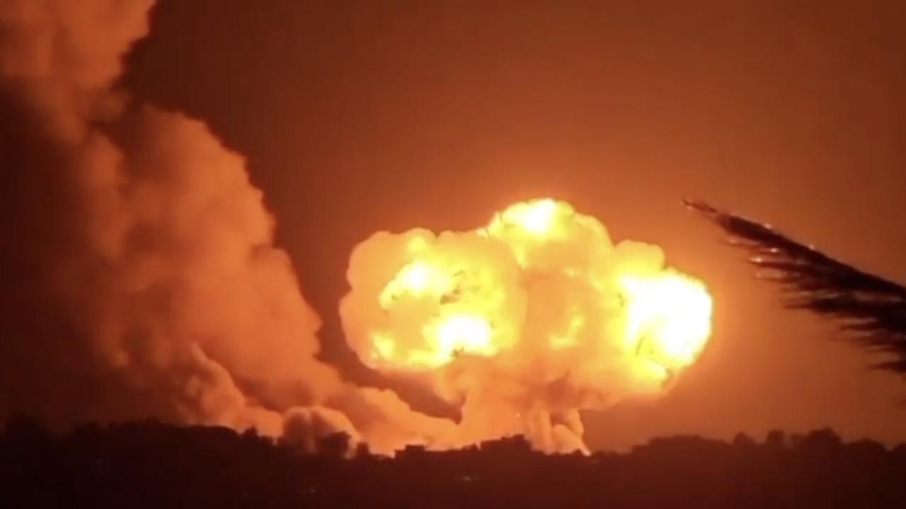A screengrab from a video shows the Israeli airstrike targeting Lebanon, October 16, 2025. (AA Photo)