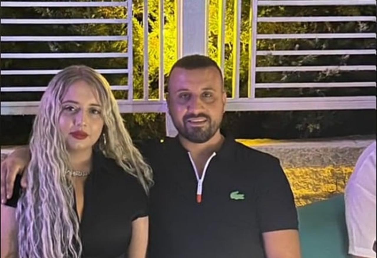 Turkish mafia boss Baris Boyun with his wife Ece Boyun. (Photo via Serbestiyet)
