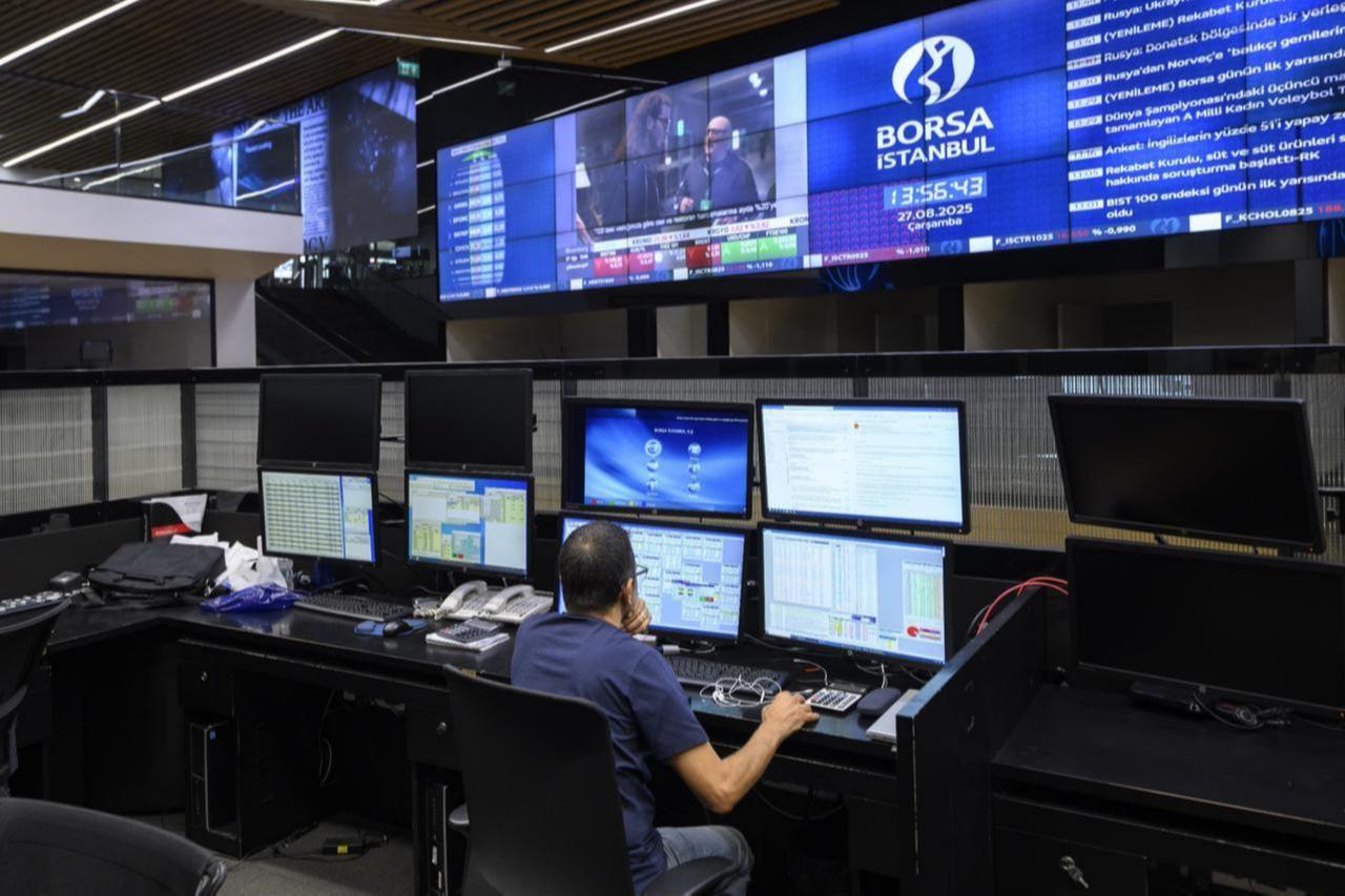 A general view of the Borsa Istanbul (BIST) office in Istanbul, Türkiye, August 27, 2025. (AA Photo)