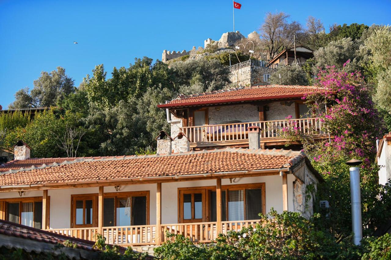 The photo shows Kale Ucagiz, a village in Antalya's Demre district, which was awarded "Best Tourism Village 2025" award as part of "Best Tourism Villages 2025" program conducted by United Nations World Tourism Organization (UNWTO). (AA Photo)