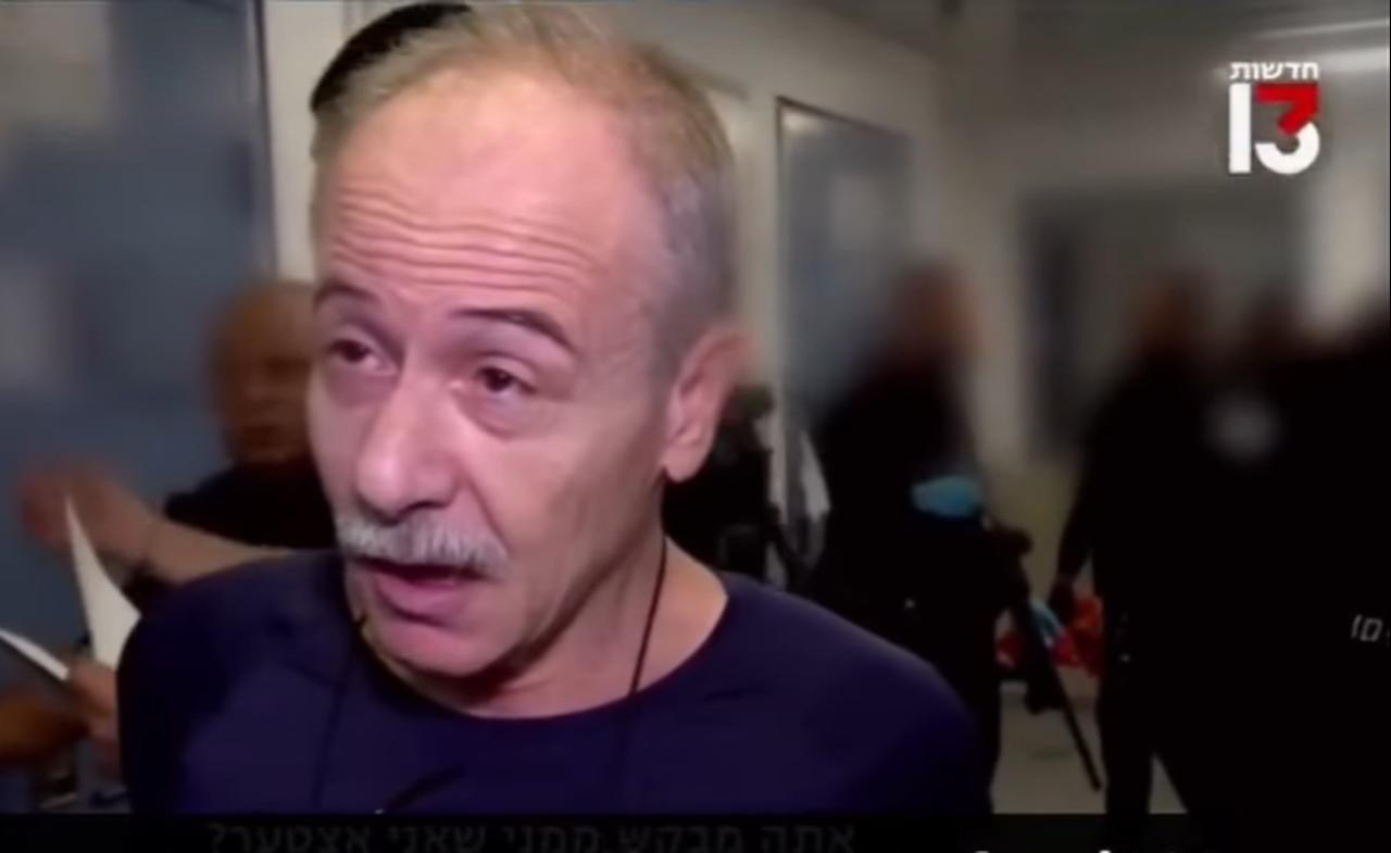 Before his release in the prisoner exchange deal, Channel 13’s reporter asked prisoner Mahmoud Abu Srour if he regretted killing a Shin Bet officer 33 years ago.  ( Photo via Instgram / @
palestine.pixel )