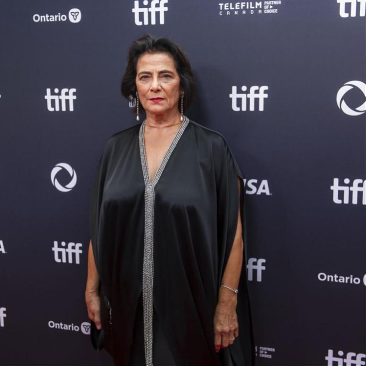The director Annamaria Jacir at the screening of palestine 36 film at Toronto International Film Festival ( Photo via İnstgram / @palestine36film )
