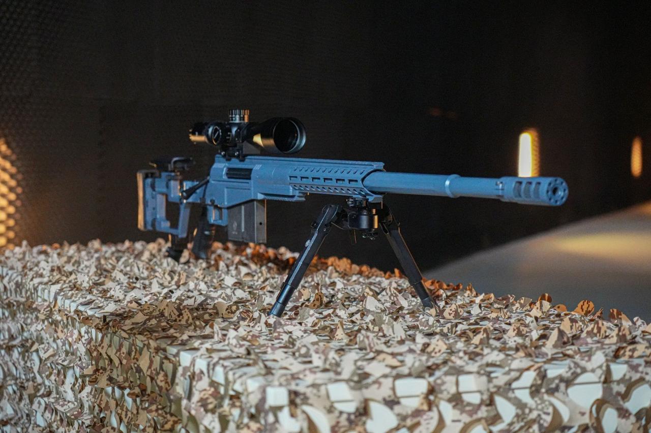 The Machinery and Chemical Industries' MKE-408 has emerged as Türkiye's longest-range sniper weapon in Ankara, Türkiye, October 20, 2025. (IHA Photo)