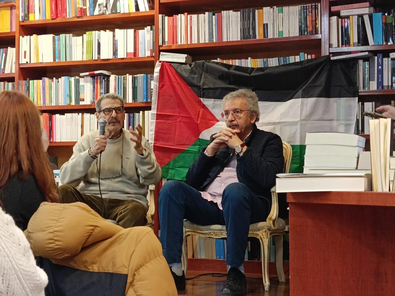 The Palestinian poet Ibrahim Nasrallah is Participating in the activities of the “Earth Documentary Film Festival.” , March 28 , 2025 . ( Photo via Facebook / @Ibrahim Nasrallah )