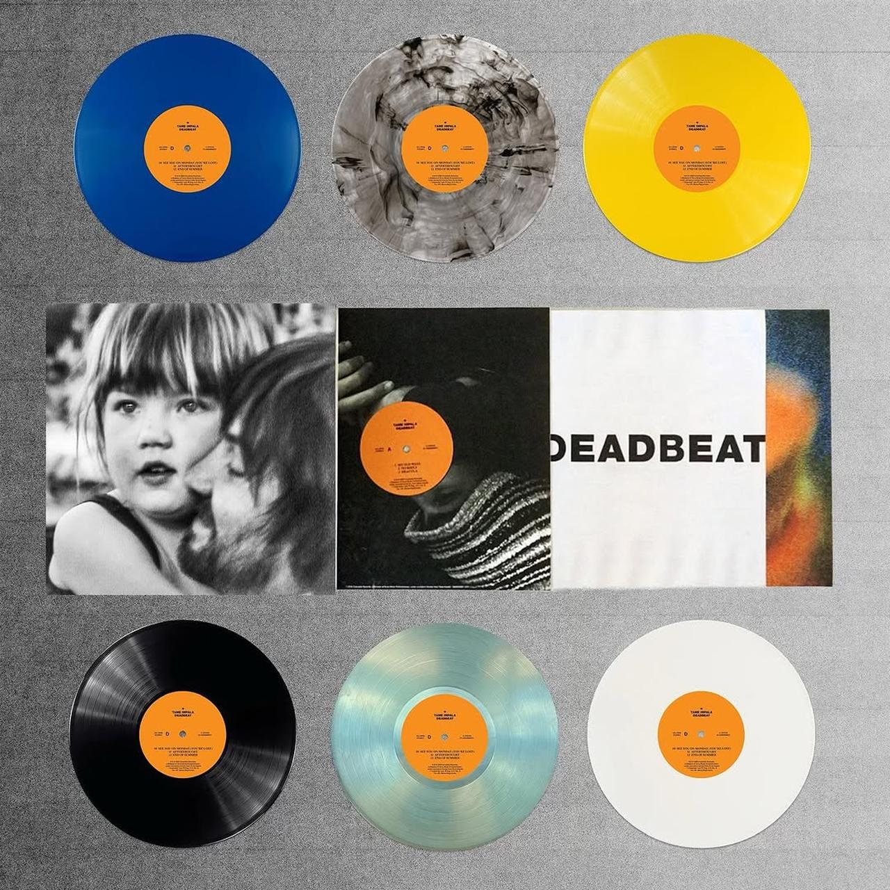 Vinyl editions of Tame Impala’s "Deadbeat" album in various colors and artworks, October 15, 2025. (Photo via Instagram / @tameimpala)