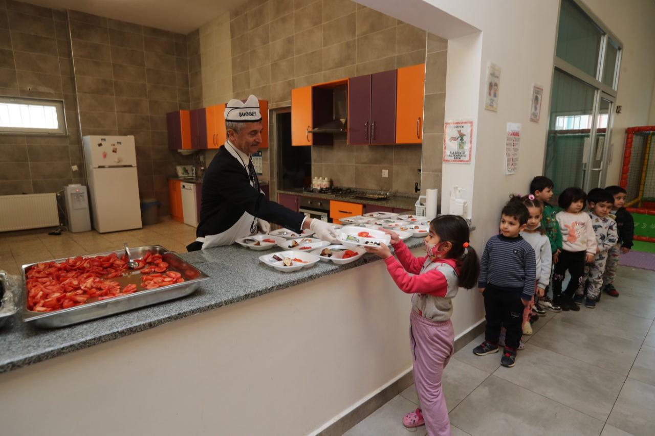 In Gaziantep, the Sahinbey Municipality provides breakfast and lunch to 125,000 students.