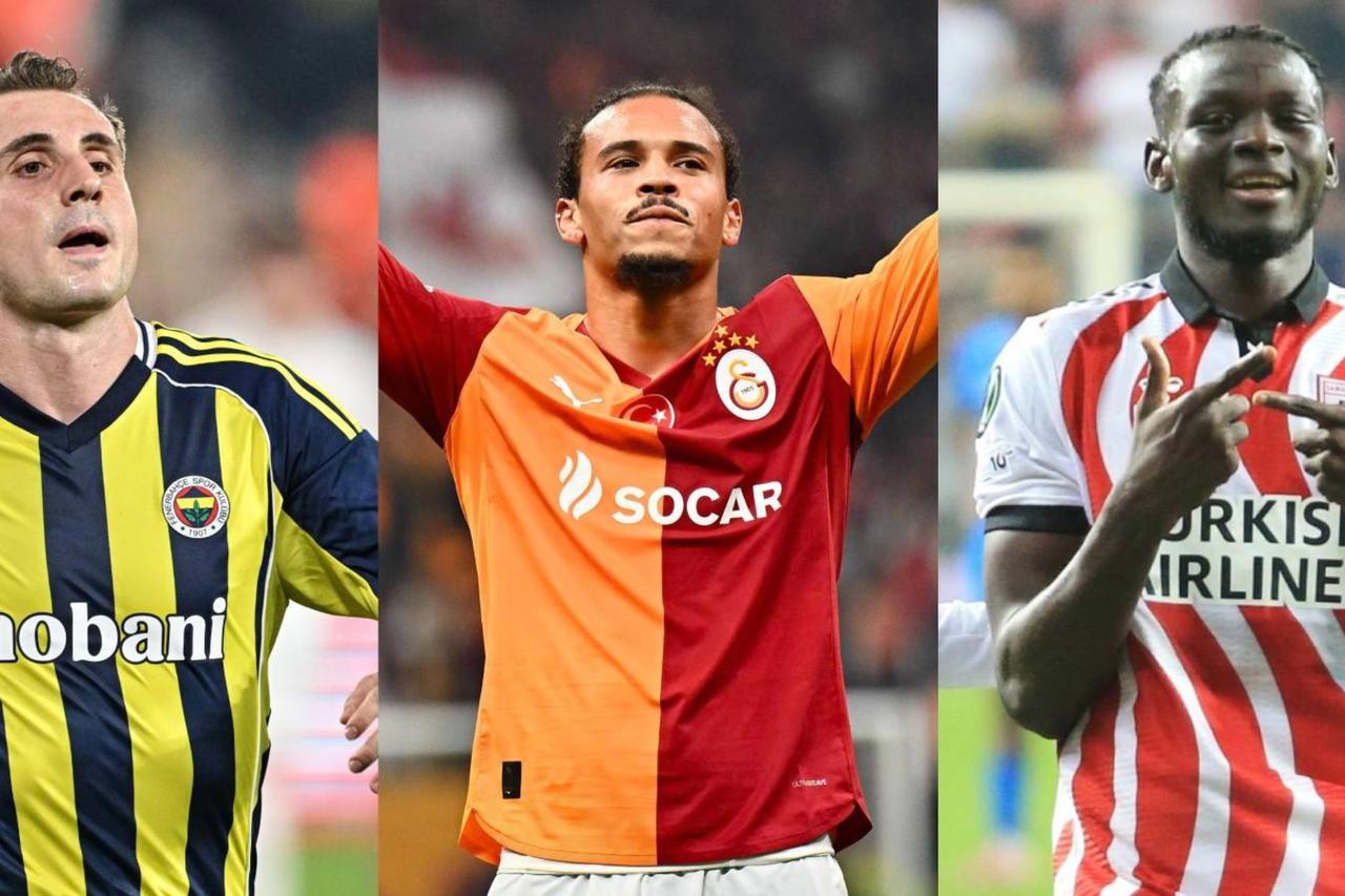 Players from Türkiye’s leading football clubs celebrate their recent victories in European competitions, Oct. 24 2025. (Photo collage by T24)
