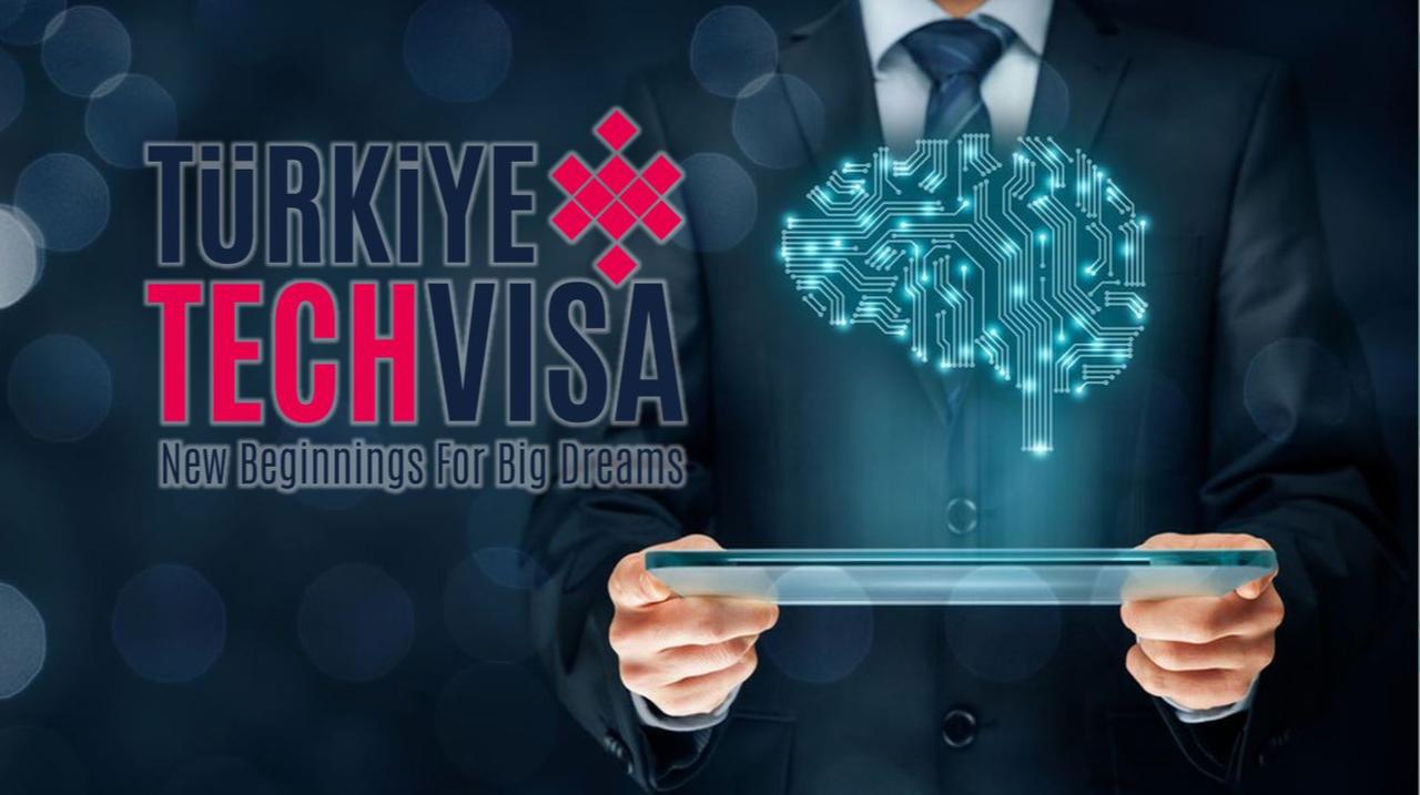 A promotional image for Türkiye’s Tech Visa program highlights its motto “New Beginnings for Big Dreams,” symbolizing the nation’s vision to attract global tech entrepreneurs. (Photo via indigodergisi.com)