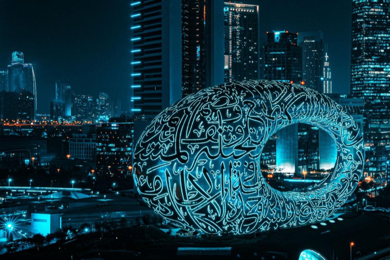 The image shows the Museum of the Future in Dubai, United Arab Emirates. (Photo via Facebook)