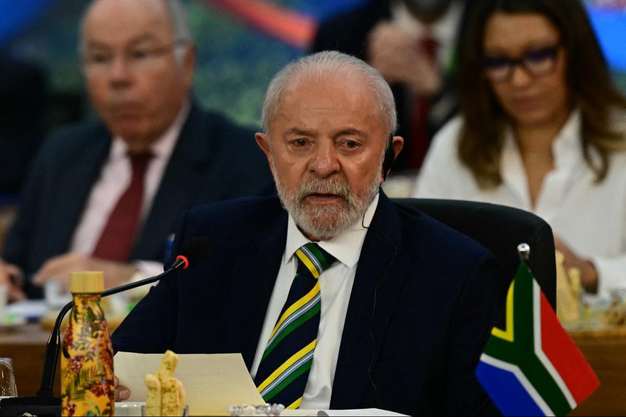 Brazil's President Luiz Inacio Lula da Silva delivers a speech during opening session of the G20 Summit in Rio de Janeiro, Brazil, Nov. 18, 2024. (AFP Photo)