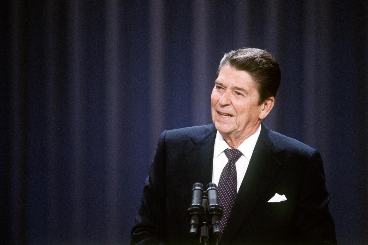 Ronald Wilson Reagan, American politician and actor who served as the 40th president of the United States from 1981 to 1989, accessed on Oct. 26, 2025. (Photo via Ronald Reagan Presidential Library)