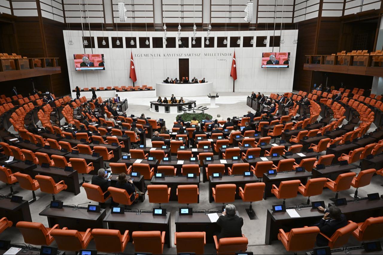 The Turkish Parliament General Assembly is under the chairmanship of Deputy Speaker Pervin Buldan in Ankara, Türkiye, October 16, 2025. (AA Photo)