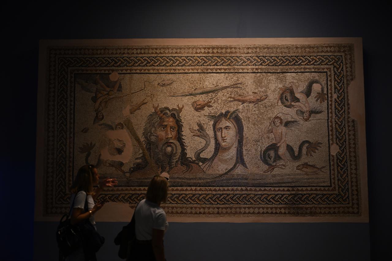 The Zeugma Mosaic Museum in Gaziantep, home to many important works, including the world-famous "Gypsy Girl" mosaic. (AA Photo)