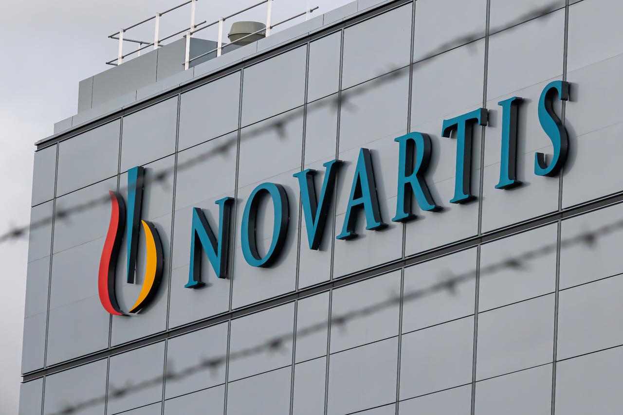 The Novartis logo is seen on the company’s facility in Stein, Switzerland, February 18, 2020. (Adobe Stock Photo)