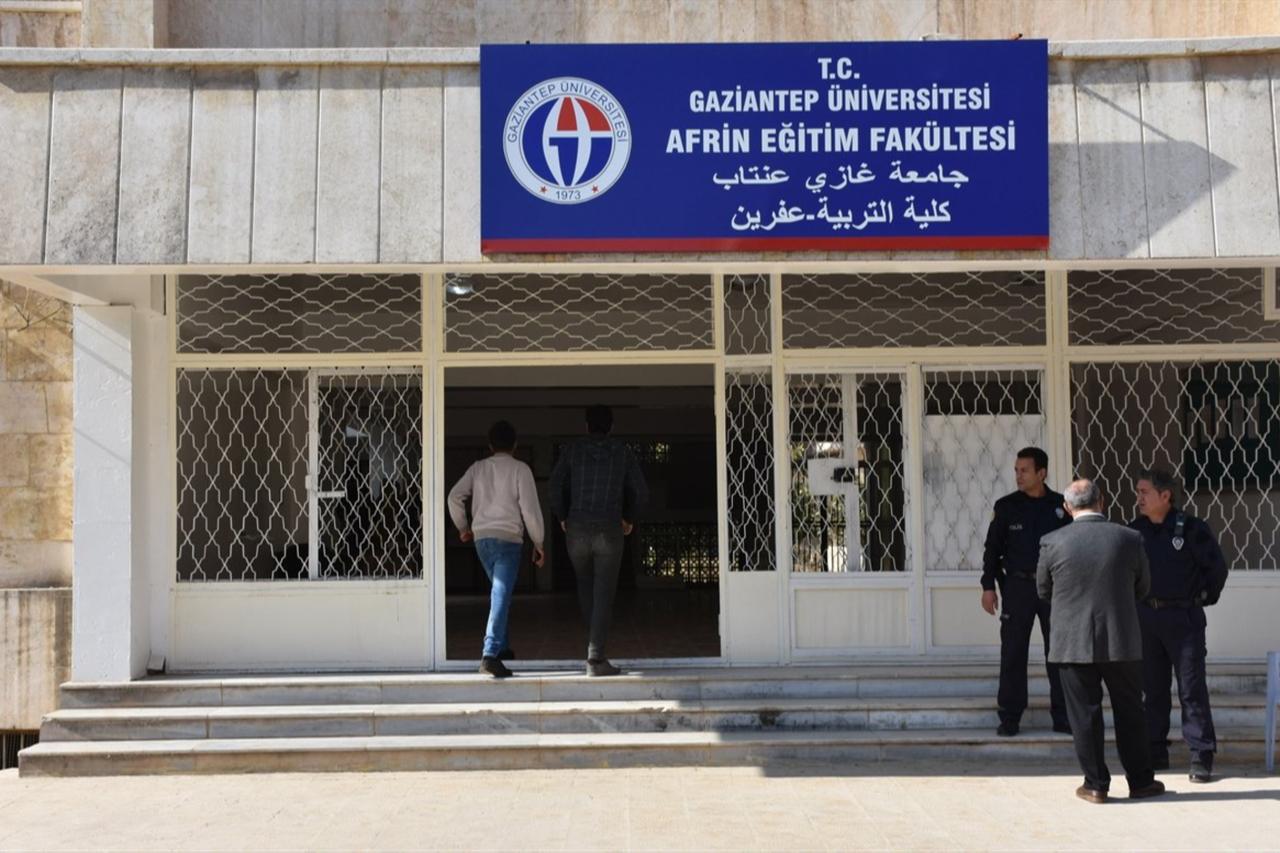 Gaziantep University, which provides higher education opportunities for Syrians whose studies were interrupted by the war in Afrin, Syria, on November 25, 2025. ( AA Photo )