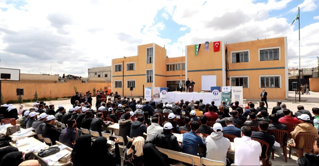 Gaziantep University in Aleppo, May 26, 2019. (AA Photo )