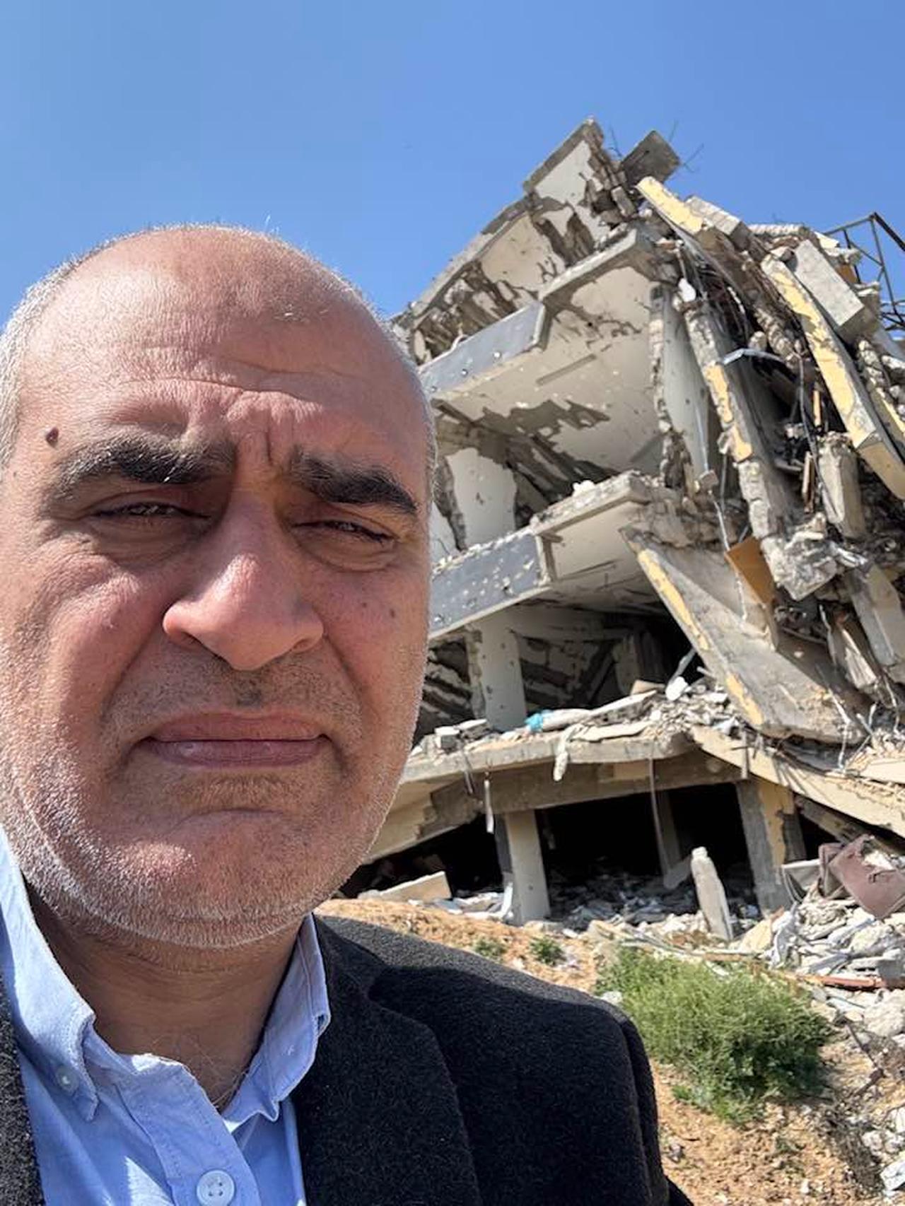 Amjad Yasser al-Shawa, a Palestinian activist who has served as the Director of the Palestinian NGOs Network in the Gaza Strip since 1999. (Photo via Facebook / @Amjad Shawa )