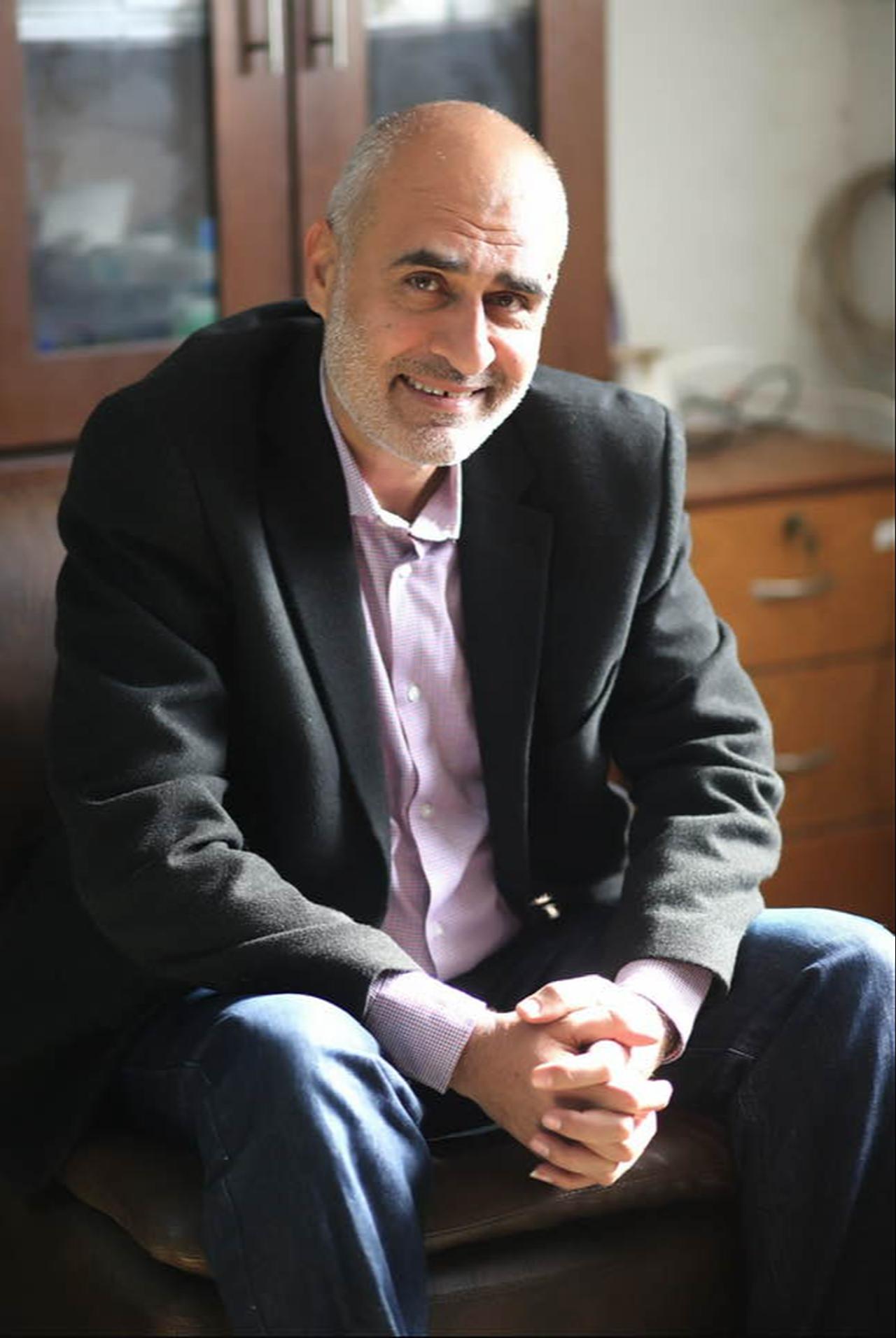 Amjad Yasser al-Shawa, a Palestinian activist who has served as the head of the Palestinian NGOs Network in the Gaza Strip since 1999. (Photo via Facebook / @Amjad Shawa )