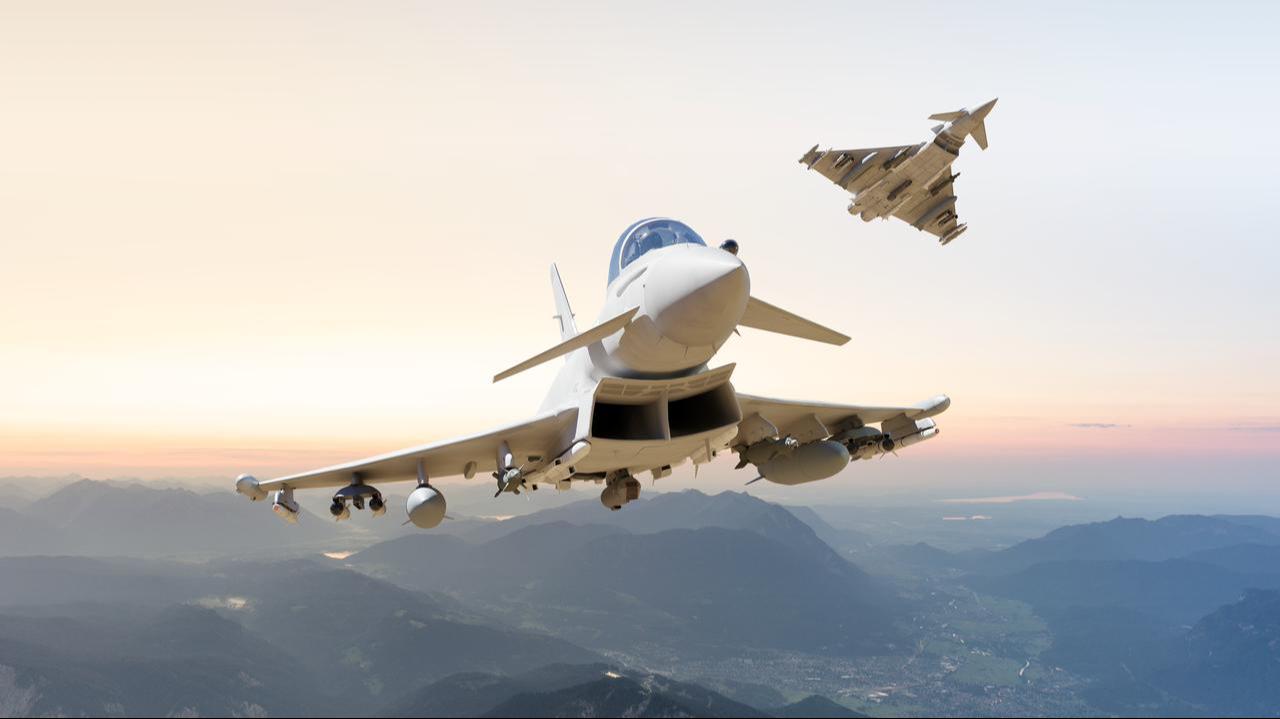 Eurofighter Typhoon, the most advanced multi-role combat aircraft available on the market today, built by a four-nation European consortium. (Photo via BAE Systems)